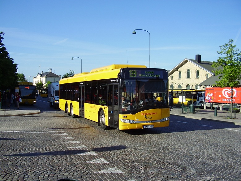 Solaris Urbino III 15 LE CNG. Veolia Skanetrafiken (Szwecja) #06018
