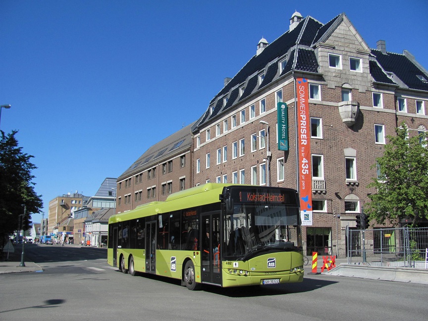 Solaris Urbino 15 LE CNG, #482, Nettbus Trondheim, Norwegja