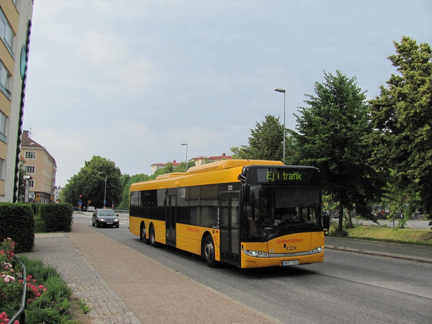 Solaris Urbino III 15 LE CNG. Veolia Transport Sverige Kristianstad, #6113