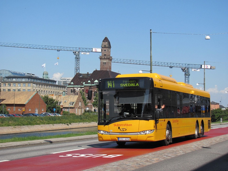 Solaris Urbino III 15 LE CNG. Veolia Transport Sverige Malmo, #6128