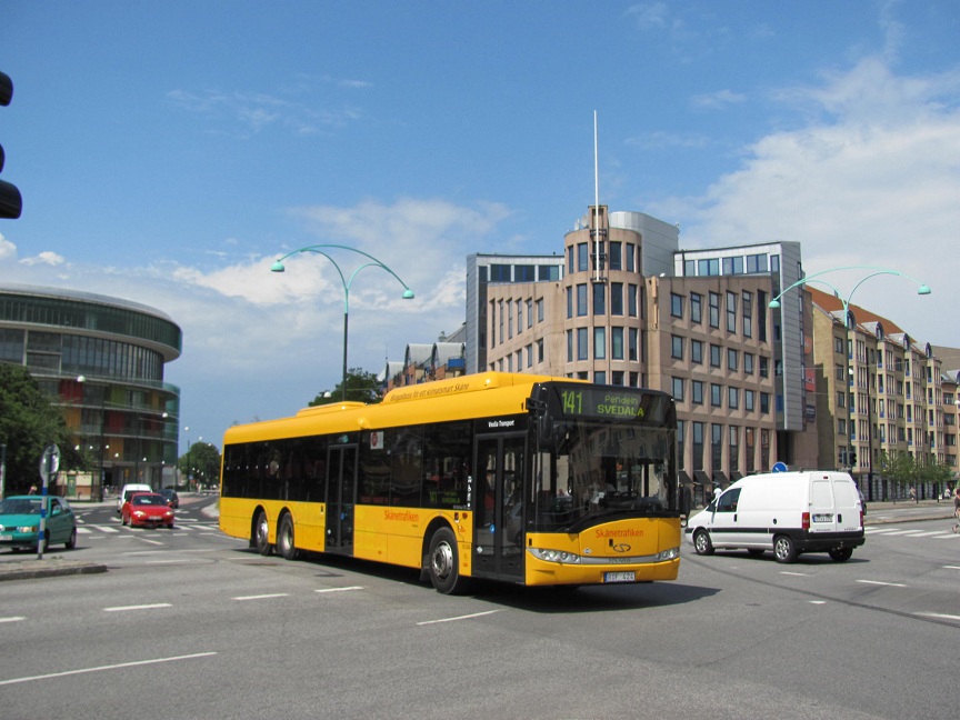 Solaris Urbino III 15 LE CNG. Veolia Transport Sverige Malmo, #6166