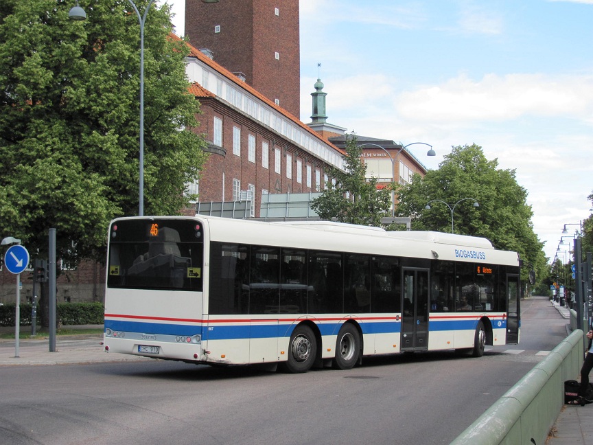Solaris Urbino 15 LE CNG, #667, Vasteras Lokaltrafik, Szwecja