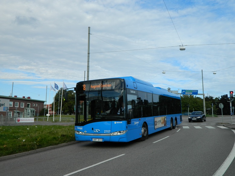 Solaris Urbino 15 LE cng, #2707 Keolis Goeteborg, , Szwecja