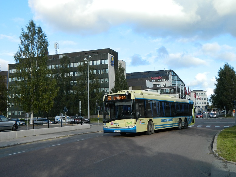 Solaris Urbino 15 LE cng, #318 Skelleftebuss Skeleftea, Szwecja
