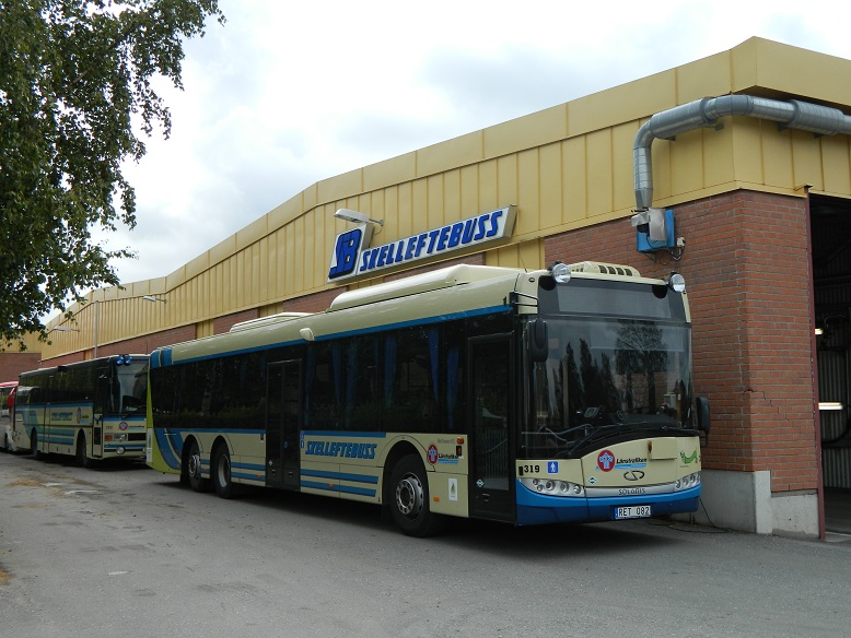 Solaris Urbino 15 LE cng, #319 Skelleftebuss Skeleftea, Szwecja