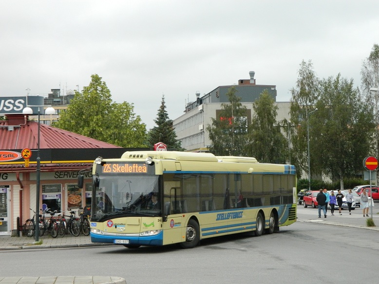 Solaris Urbino 15 LE cng, #341 Skelleftebuss Skeleftea, Szwecja