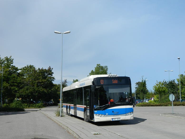 Solaris Urbino 15 LE CNG, #675, Vasteras Lokaltrafik, Szwecja