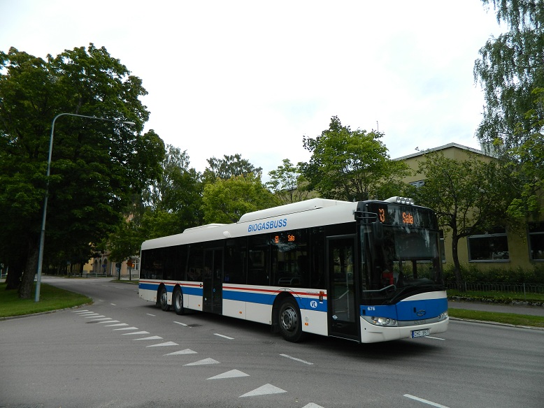 Solaris Urbino 15 LE CNG, #676, Vasteras Lokaltrafik, Szwecja