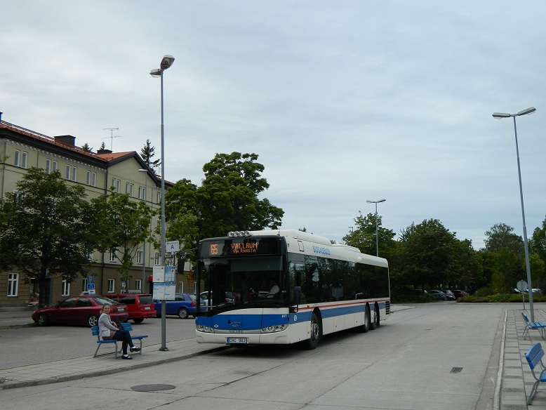 Solaris Urbino 15 LE CNG, #677, Vasteras Lokaltrafik, Szwecja