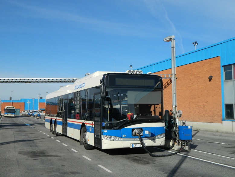 Solaris Urbino 15 LE CNG, #694, Vasteras Lokaltrafik, Szwecja