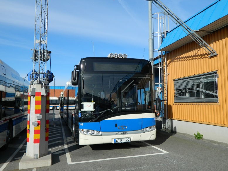 Solaris Urbino 15 LE CNG, #702, Vasteras Lokaltrafik, Szwecja