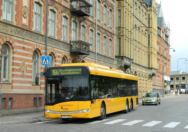 Solaris Urbino III 15 LE CNG. Nobina Sverige Lund, #7286