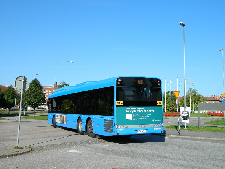 Solaris Urbino 15 LE CNG, #7727, Nobina Trollhattan, Szwecja