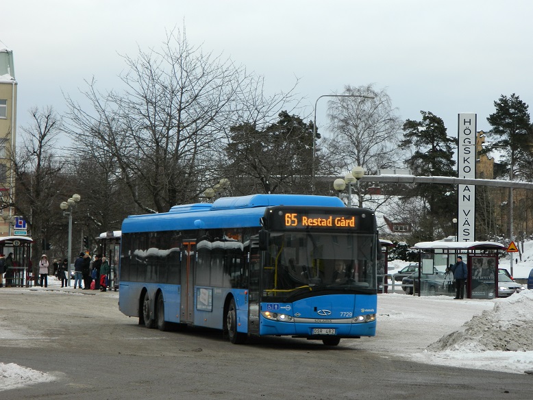 Solaris Urbino 15 LE CNG, #7729, Nobina Trollhattan, Szwecja