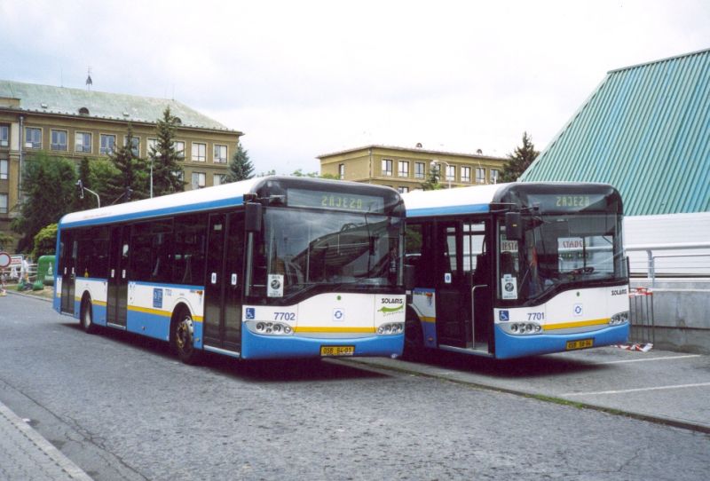 Solaris Urbino I 12. DP Ostrava (Czechy) # 7701+7702