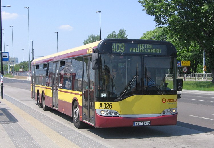 Solaris Urbino 15. Veolia Warszawa #A026