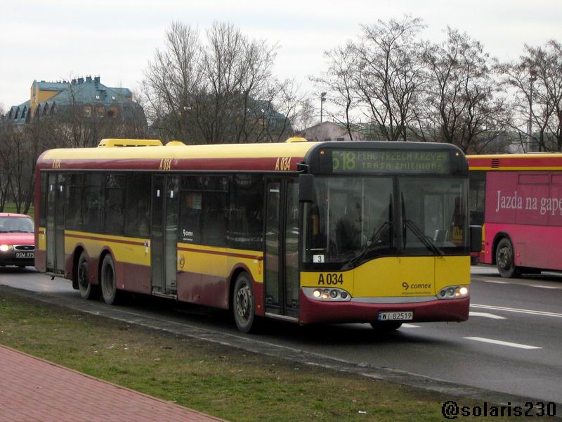 Solaris Urbino 15. Connex/Veolia Warszawa #A034