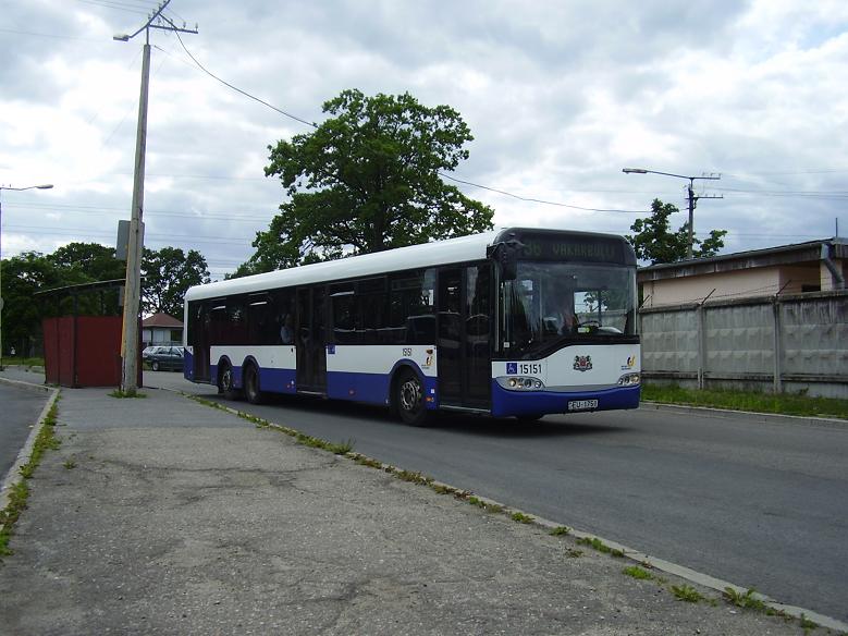 Solaris Urbino I 15. SIA Rīgas Satiksme Rīga (Ryga, otwa) #15151