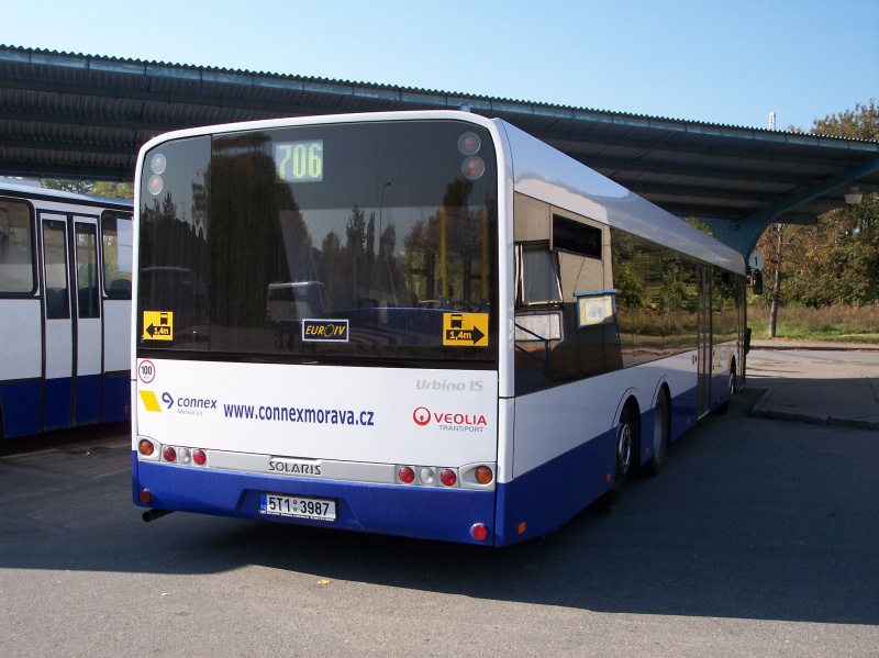 Solaris Urbino III 15. Connex Morava - Olomouc (Czechy) #5T1 3987