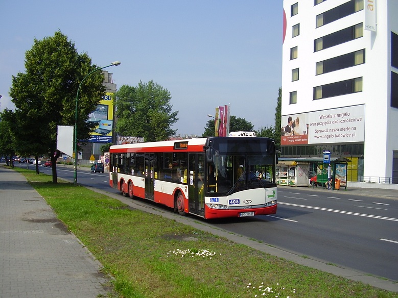 Solaris Urbino III 15. PKM Sosnowiec #405