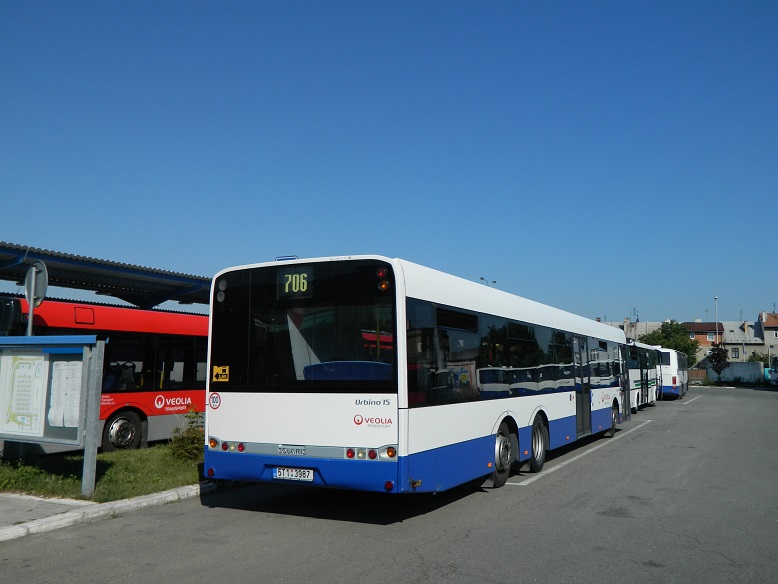 Solaris Urbino III 15. Veolia Transport Morava, 5T1 3987
