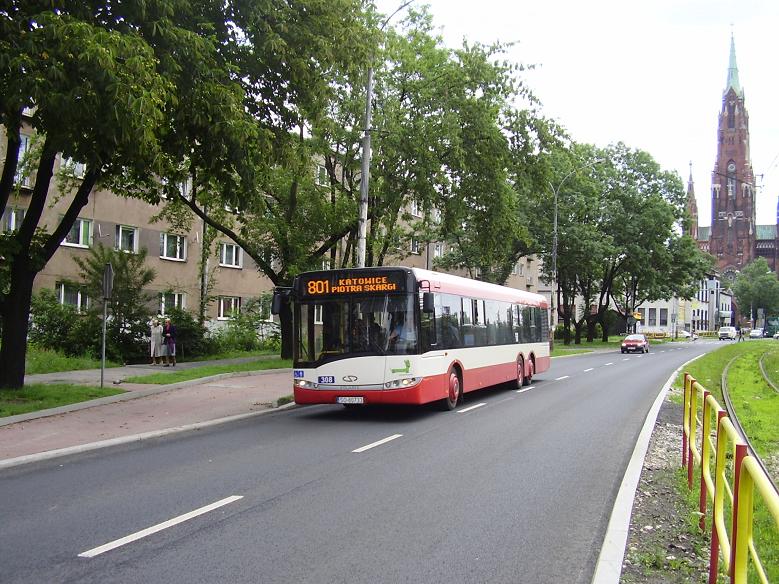 Solaris Urbino III 15. #308, PKM Sosnowiec