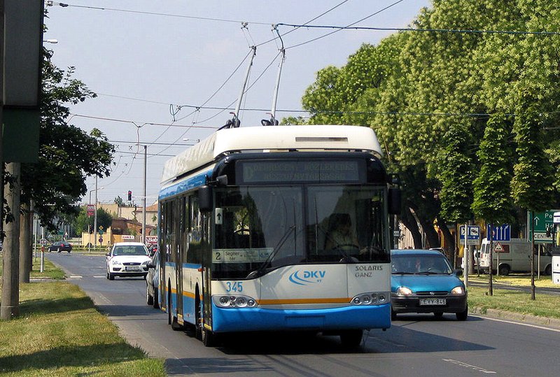 Ganz-Solaris Trollino II 12. DKV Debrecen (Wgry) #345