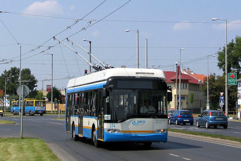 Ganz-Solaris Trollino II 12D. DKV Debrecen (Wgry) #374