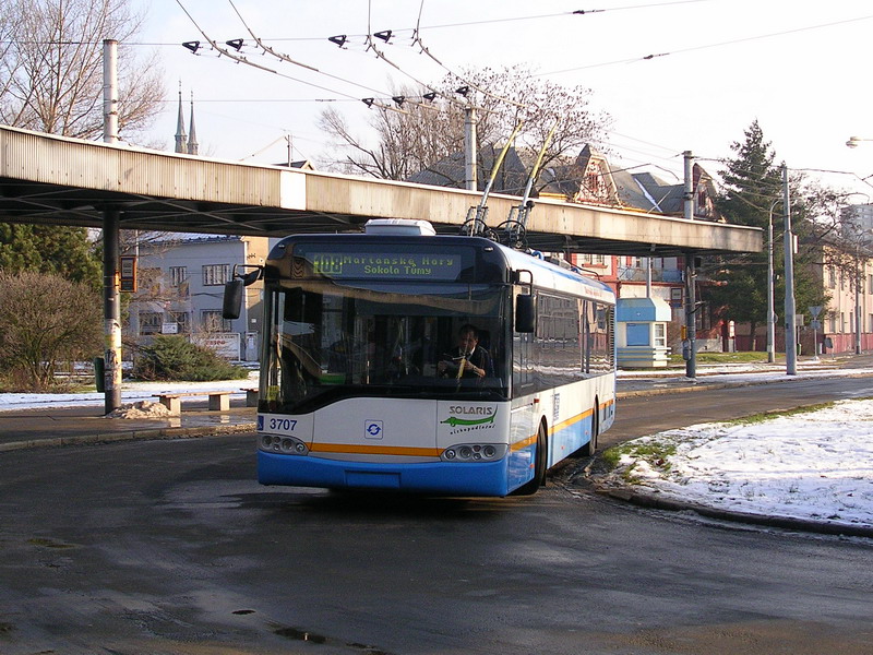 Solaris Trollino II 12AC. DP Ostrava (Czechy) #3707