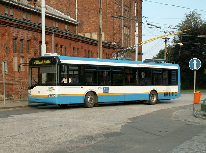 Solaris Trollino II 12AC. DP Ostrava (Czechy) #3706