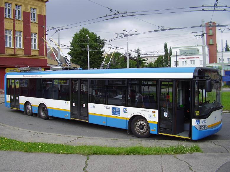 Solaris Trollino II 15AC. DP Ostrava (Czechy) #3603