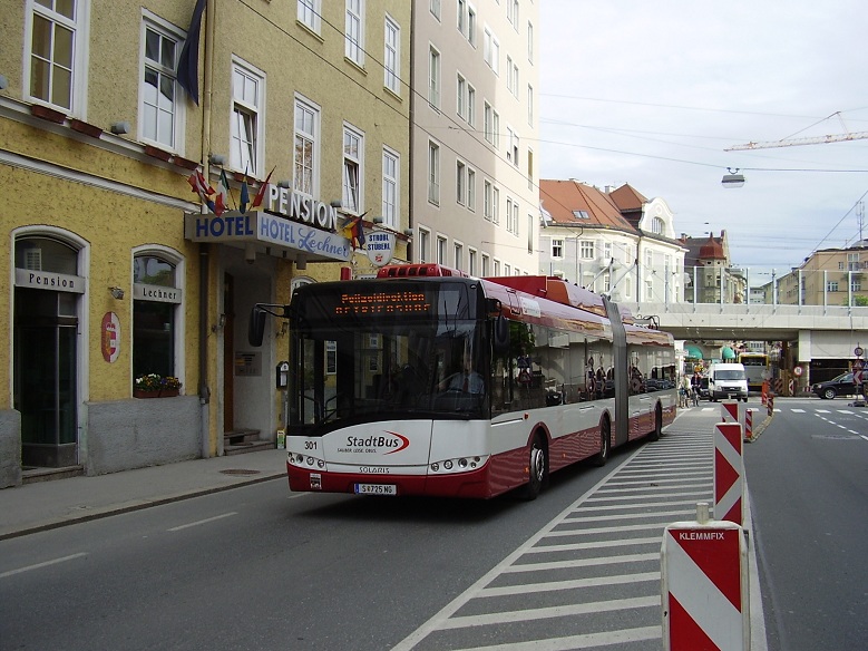 Solaris Trollino III 18. Stadtbus Salburg #301