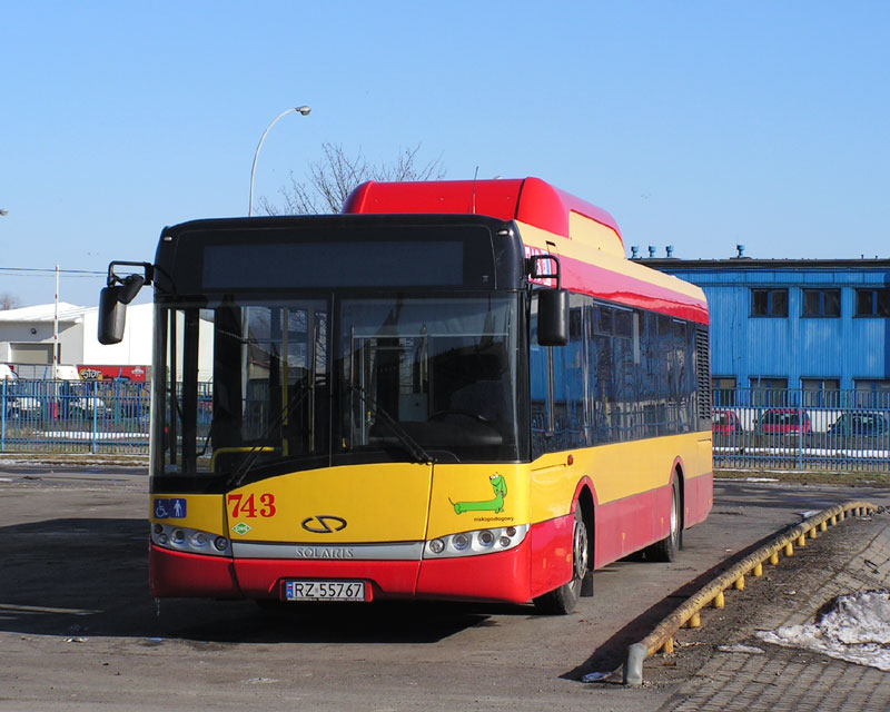 Solaris Urbino III 12 CNG. MPK Rzeszw #743
