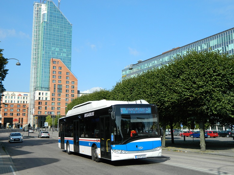Solaris Urbino 12 CNG, #318, Vasteras Lokaltrafik, Szwecja