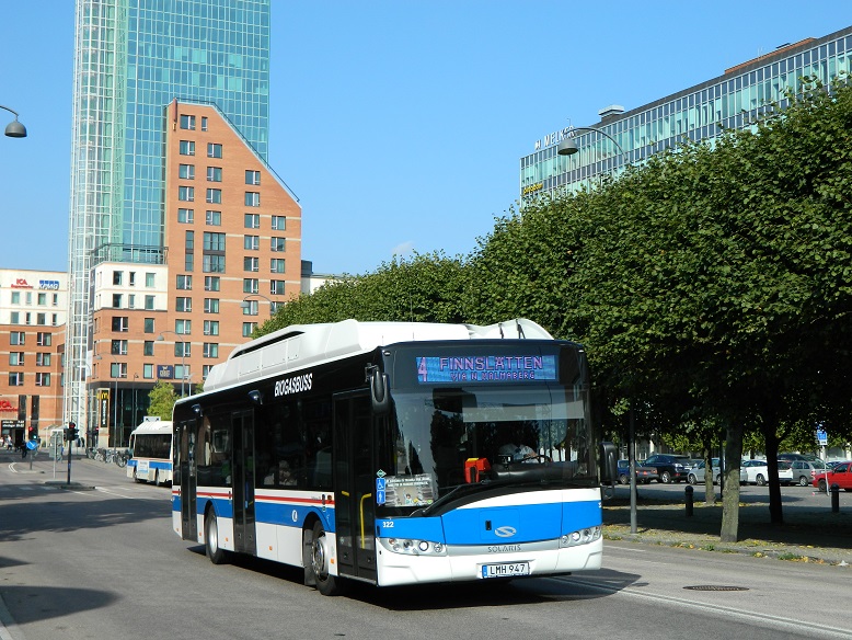 Solaris Urbino 12 CNG, #322, Vasteras Lokaltrafik, Szwecja