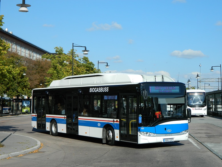 Solaris Urbino 12 CNG, #323, Vasteras Lokaltrafik, Szwecja