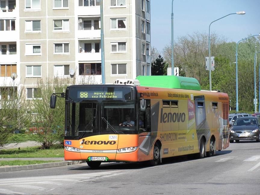 Solaris Urbino III 15 CNG. #1201, DP Bratislava, Slowacja