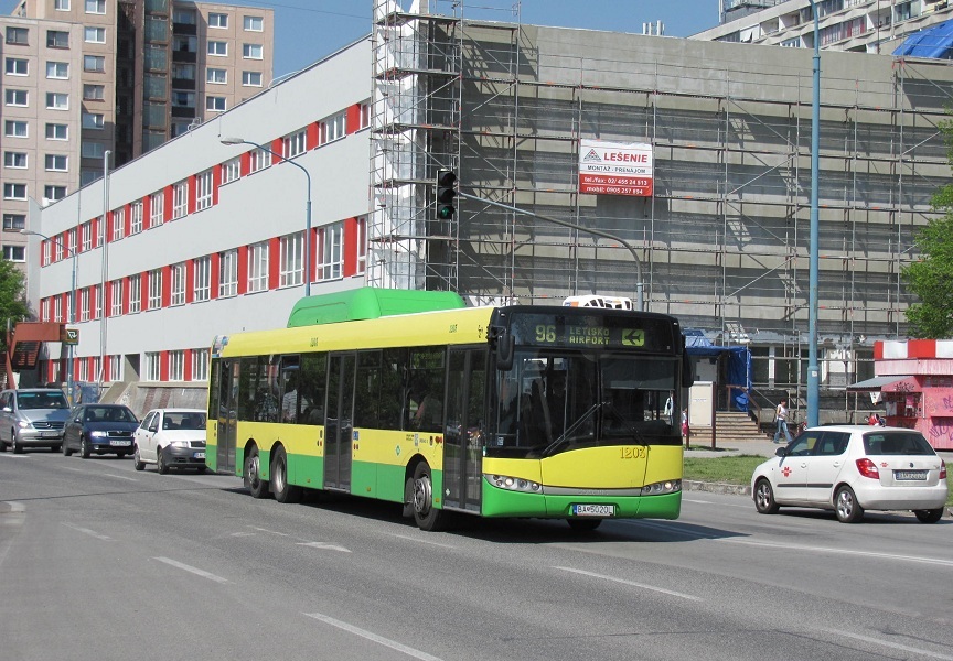 Solaris Urbino III 15 CNG. #1203, DP Bratislava, Slowacja