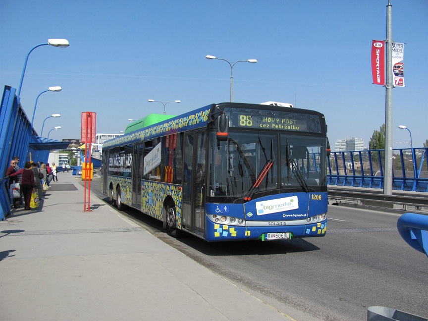 Solaris Urbino III 15 CNG. #1206, DP Bratislava, Slowacja
