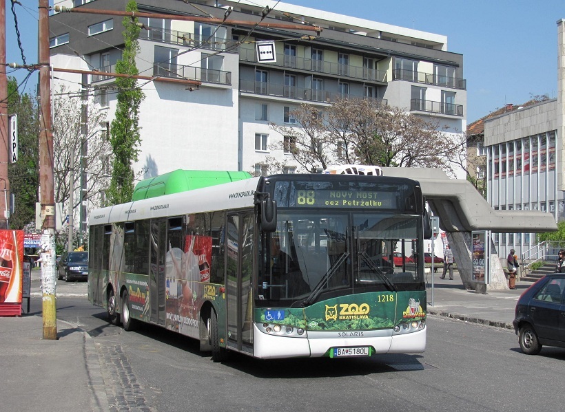 Solaris Urbino III 15 CNG. #1218, DP Bratislava, Slowacja