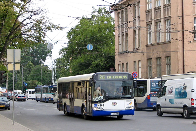 Solaris Urbino II 12. SIA Rīgas Satiksme Rīga (Ryga, otwa) #14206