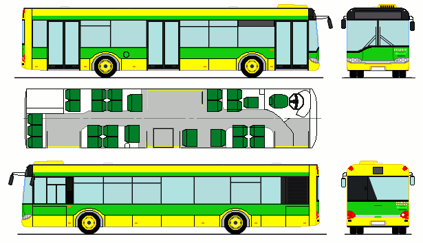 Solaris Urbino II 12. PKM Tychy #182-185