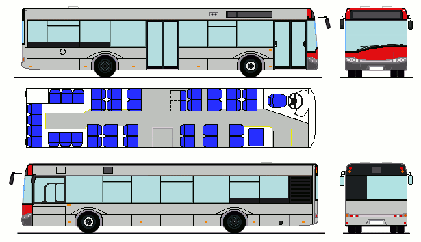 Solaris Urbino III 12. Rheinbahn Dsseldorf (Niemcy)