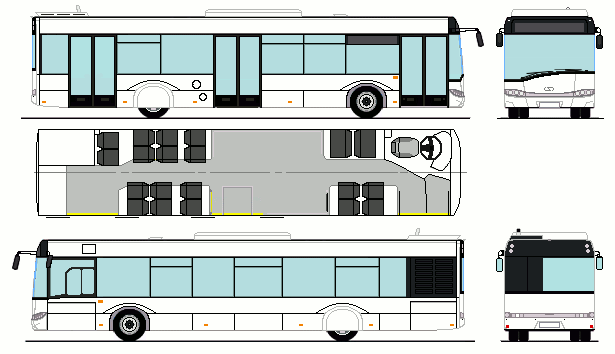 Solaris Urbino III 12. Aroport Roissy-Charles-de-Gaulle (Francja)