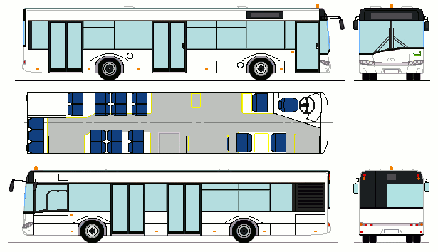 Solaris Urbino III 12. Lotnisko Ryga (otwa)
