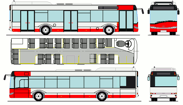 Solaris Urbino III 12 EEV. Stadtbus Winterthur (Szwajcaria)