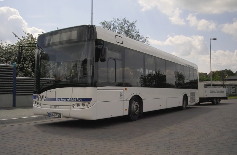 Solaris Urbino III 12 LE. Rgener Personennahverkehr GmbH (RPNV) Bergen auf Rgen (Niemcy)