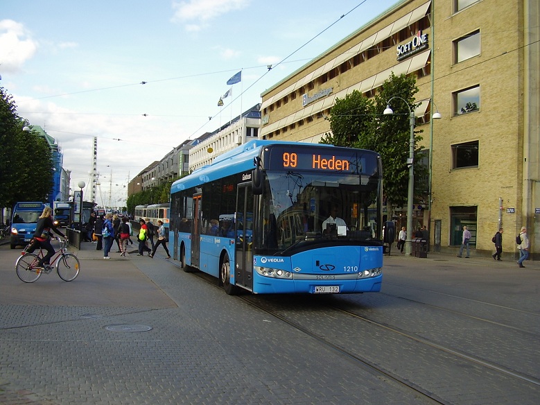 Solaris Urbino III 12 LE CNG. Veolia Goeteborg, Szwecja #1210
