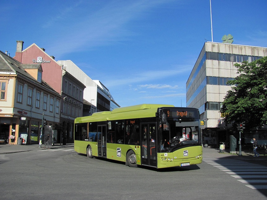 Solaris Urbino 12 LE CNG, #451, Nettbus Trondheim, Norwegja