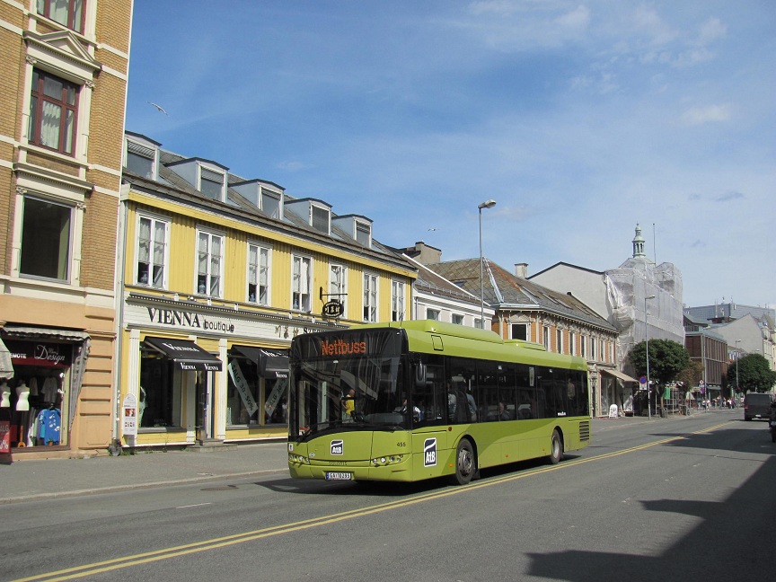 Solaris Urbino 12 LE CNG, #455, Nettbus Trondheim, Norwegja